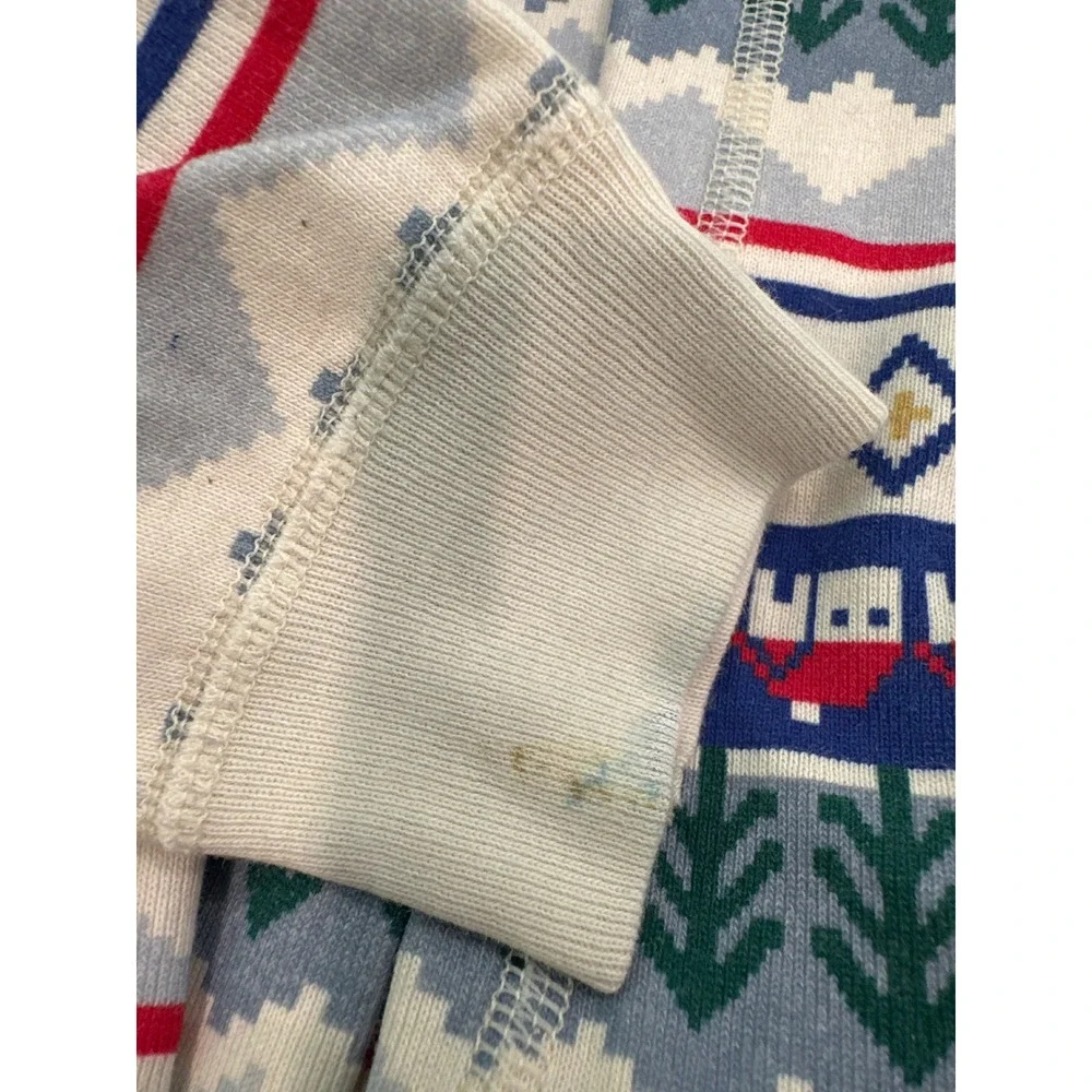 Hanna Andersson Kids Pajama Set Size 10 140cm Organic Cotton Nordic Fair Isle